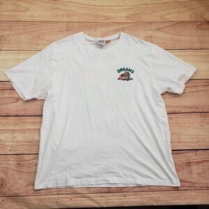 Dabs Myla x Cotton On Mens Large White T-Shirt Frog Dreams Graphic Print Tee